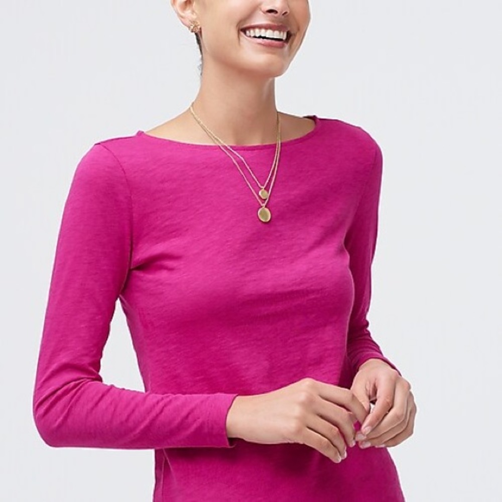 J Crew Pink Artist Tee